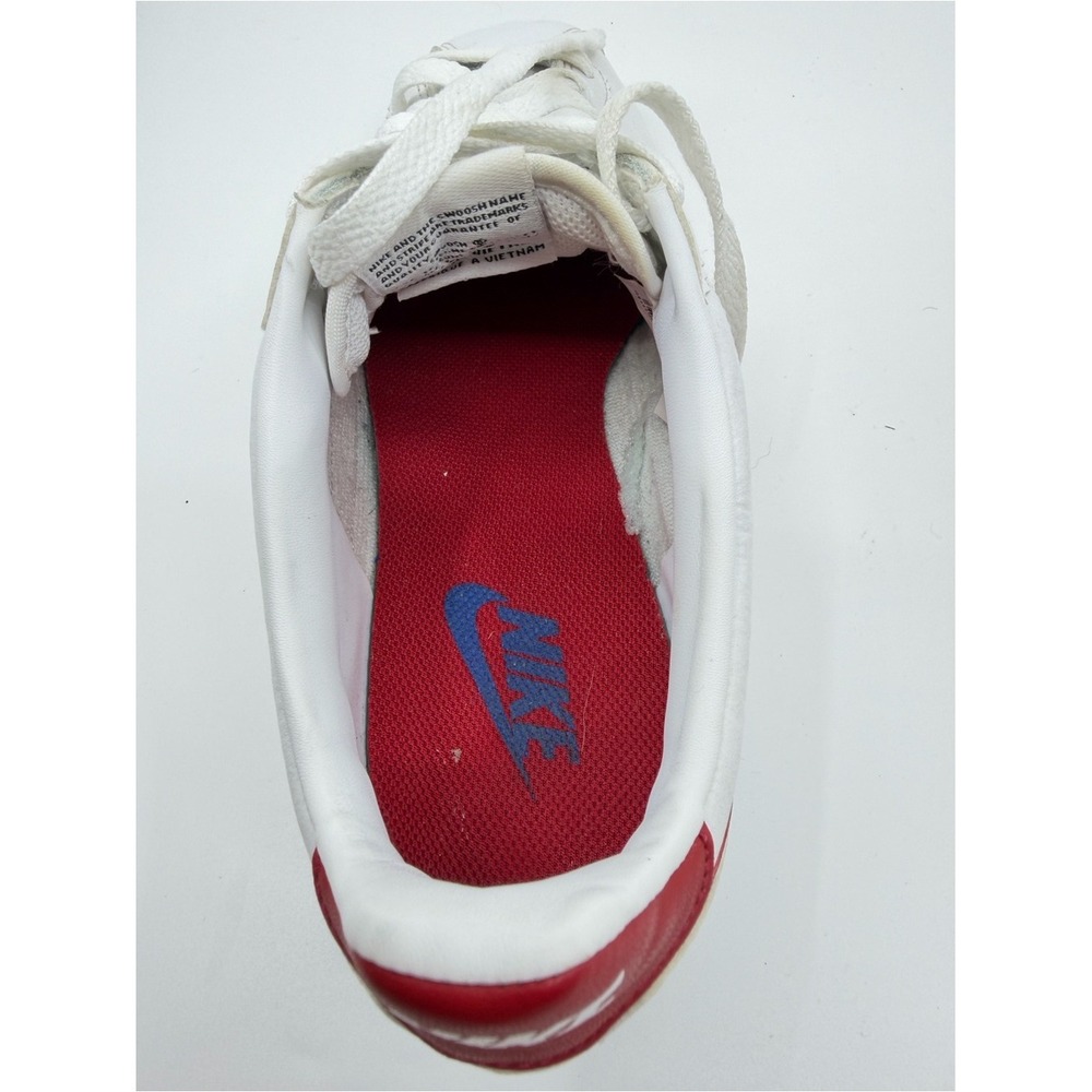 Nike Womens Size 9 White Red Blue Cortez Classic Leather Sneakers 807471-103 - Picture 10 of 10